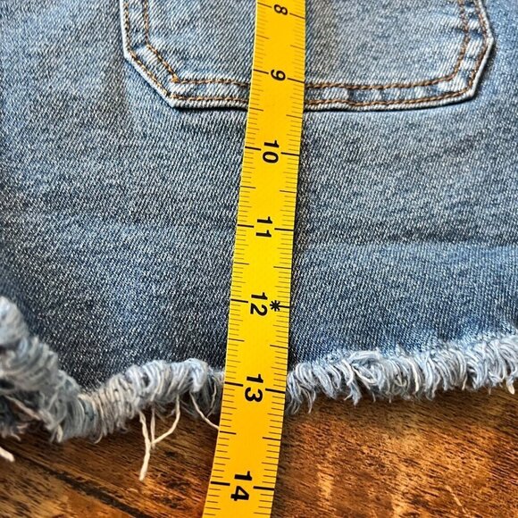 YMI High Rise Denim Button Fly Shorts 9 - Picture 9 of 9